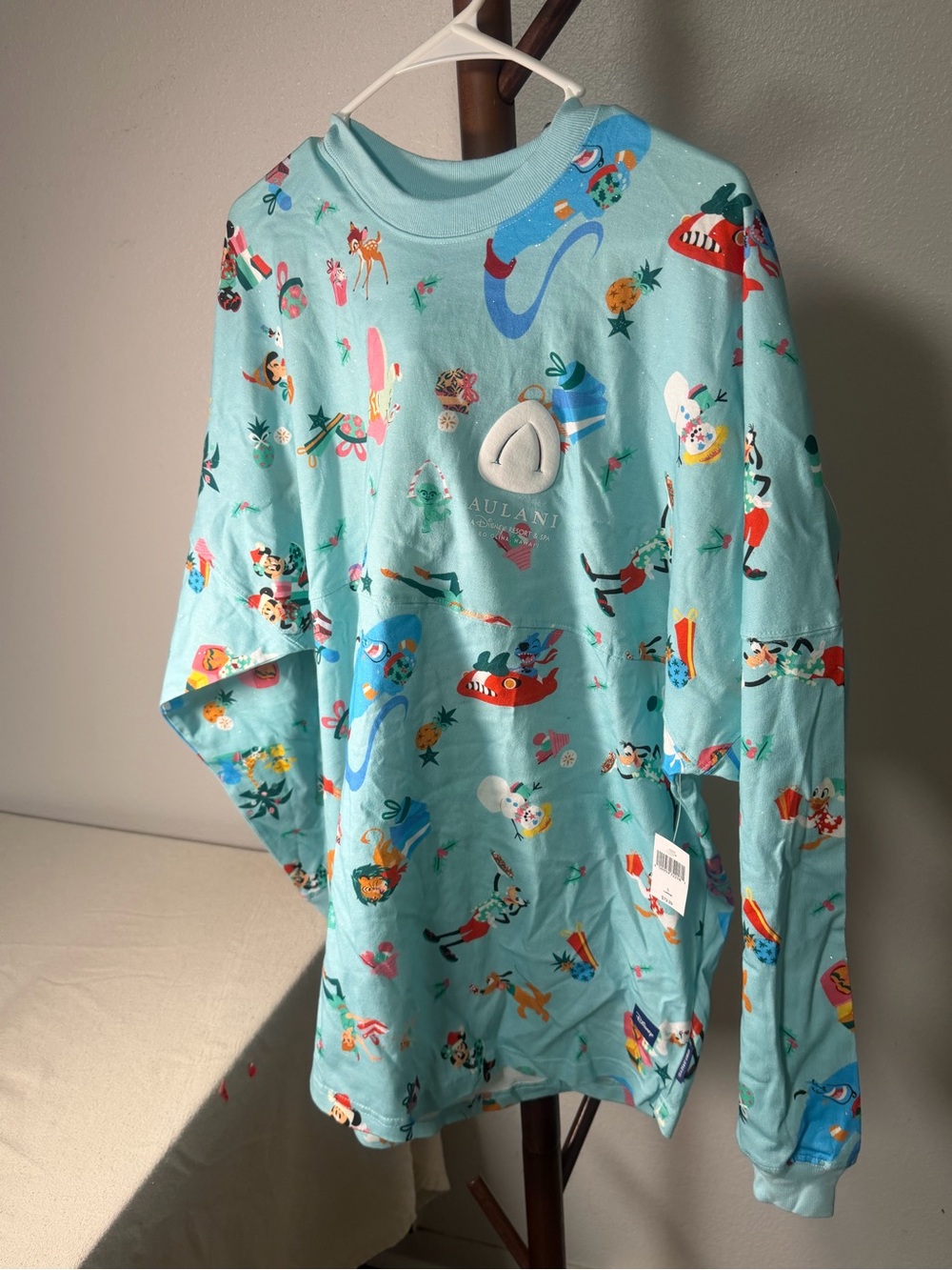 Disney Light Blue Kids' Long-Sleeve Graphic Top